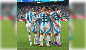 Copa America: Martinez scores late winner as Argentina secure knockout berth