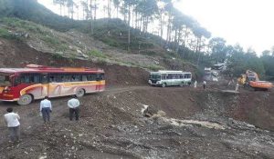 Himachal: Fourlane work, jams all the time