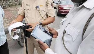 Traffic police of Narnaund collect Rs 98,000 as fine
