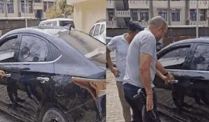 Firing on Verna car parks in Karnal