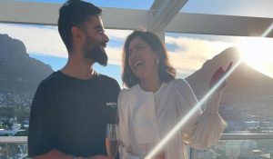 Virat Kohli celebrates victory with Anushka, says, “The victory is yours also. It was not possible without you.”