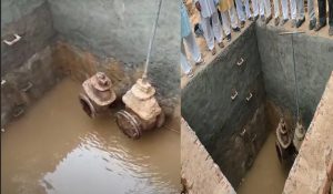 Locals of Bawani Khera in anger as sub-standard materials cause pre-supply water leakage