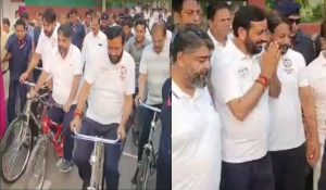 CM Saini takes a green ride in Ambala, launches “Ek Paudha Maa Ke Naam” campaign at Raahgiri event