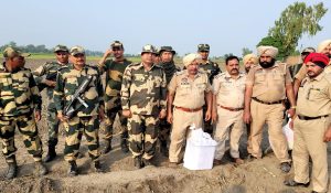 Punjab Police and BSF troop recovered two drones alongwith heroine during search operation