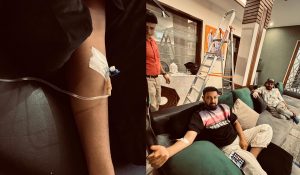 Punjabi actor Gippy Grewal not well, shares picture with drip in jocular way