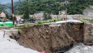 Himachal: Shops, bridge washed away in flash flood as cloudburst in Kullu