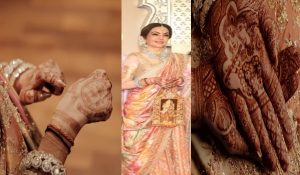 Nita Ambani heartfelt tribute through her mehndi; feature names of her family and motif of Radha-Krishna on hands