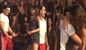 Fighter BTS: Ranveer Singh gives long hug to wifey Deepika Padukone, grooves on ‘Ek Pal Ka Jeena’