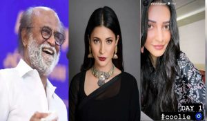 Shruti Haasan starts shooting for ‘Coolie’ starring Rajnikanth
