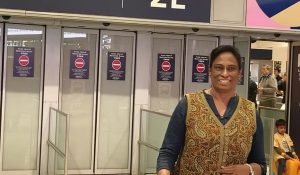 Ahead of Paris Olympics; IOA president PT Usha reaches France