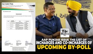 AAP Punjab annonucce incharges and co-incharges for four By-election
