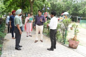 DC Jalandhar inspect famous children’s Nicku Park, instructed the officers to ensure thorough cleanliness
