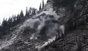 Massive landslide in Hiamchal’s Bharmour; mountain fell on the way to Manimahesh