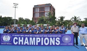 In Hockey India junior East zone championship 2024, Odisha, Jharkhand won titles