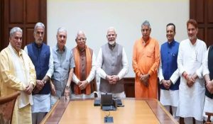 Haryana BJP MP meet PM Modi: Union Minister Khattar and Rao Indrajit seen together