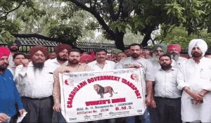 Chandigarh Roadways employees protest: CTU surrounds the director office