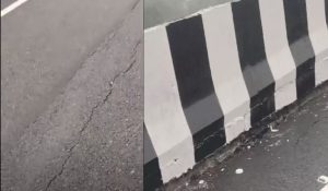 Kiratpur-Manali four lane in danger: Sundarnagar bypass sinks
