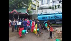 Due to rain electricity and drinking water stalled