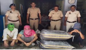 Four drug smugglers arrests in Sirsa, worth Rs 10 lac