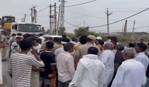 “Youth Dies in Rice Mill Accident, Traffic on Karnal’s Ansadh Highway, Outpost In-Charge Accused”
