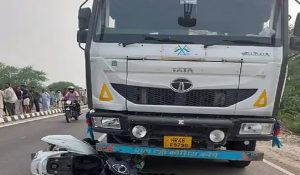 Tragic accident death of youth in Narnaul