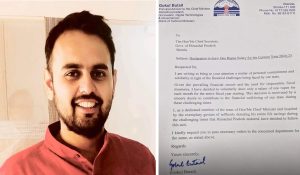 CM Sukhu’s Principal Advisor Gokul Butail give up the salary,  Said- economic crises in Himachal, will take only Rs.1