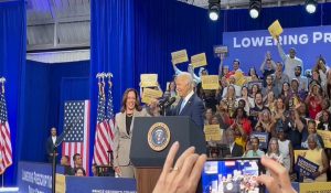 “Forever grateful to you”: VP Kamala Harris thanks Joe Biden in first remarks at Democratic National Convention in Chicago