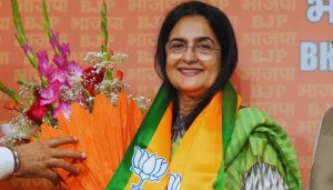 Kiran Chaudhary targets congress, says ‘only politics of opposition’