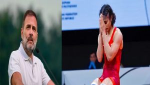 ‘Echo of success can be heard in Delhi’: Rahul Gandhi hails Vinesh Phogat, slams those who questioned