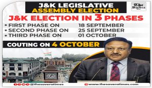ECI: Today CEC Rajiv Kumar announces Assembly Polls schedule for J&K and Haryana