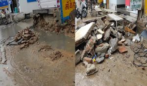 Jatauli Mandi traders struggle with blocked drains and stalled pipeline works, facing financial issues