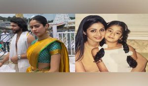 Janhvi Kapoor marks Sridevi’s birth anniversay at Tirupati temple with rumored beau Shikhar Pahariya
