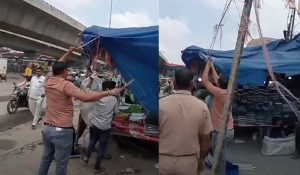 Police clears encroachment from Faridabad border in major clean up operation