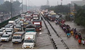 Protest against Chief Minister convoy in Gurugram