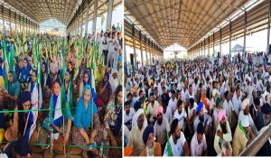 Farmers Maha Panchayat Pipli:  Huge gathering in mandi, farmers discussion on MSP and opening of Delhi borders