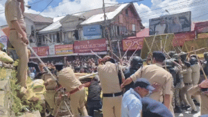 Sanjauli Mosque Row: People’s protest against illegal construction turns violent; Police resort to Lathi-charge