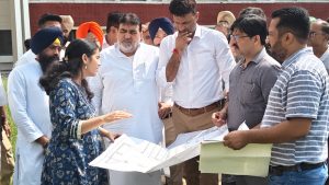 Two School of Eminence upcoming in Ludhiana, MLA and DC inspect progress of work