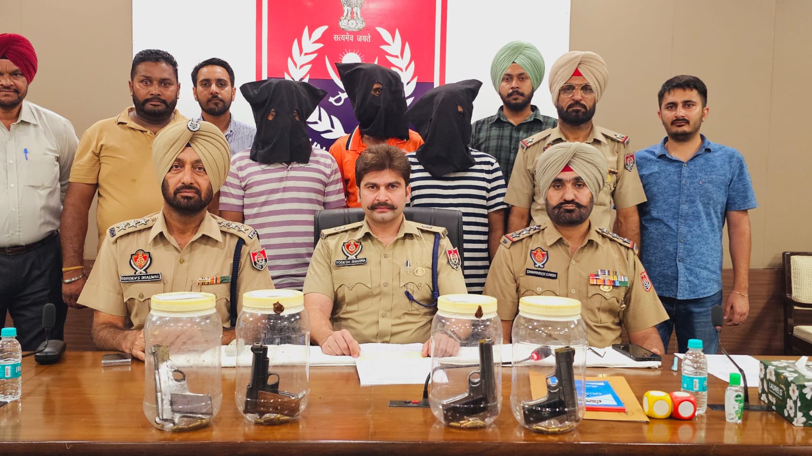 Patiala police arrest 3 associates of Lawrence and Rajiv Raja gang, recovered 4 pistol and 26 cartridges