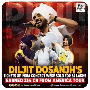 Punjabi Singer Cum Actor Diljit Dosanjh Earned Rs. 234 Cr from Dil-Luminati tour in North America
