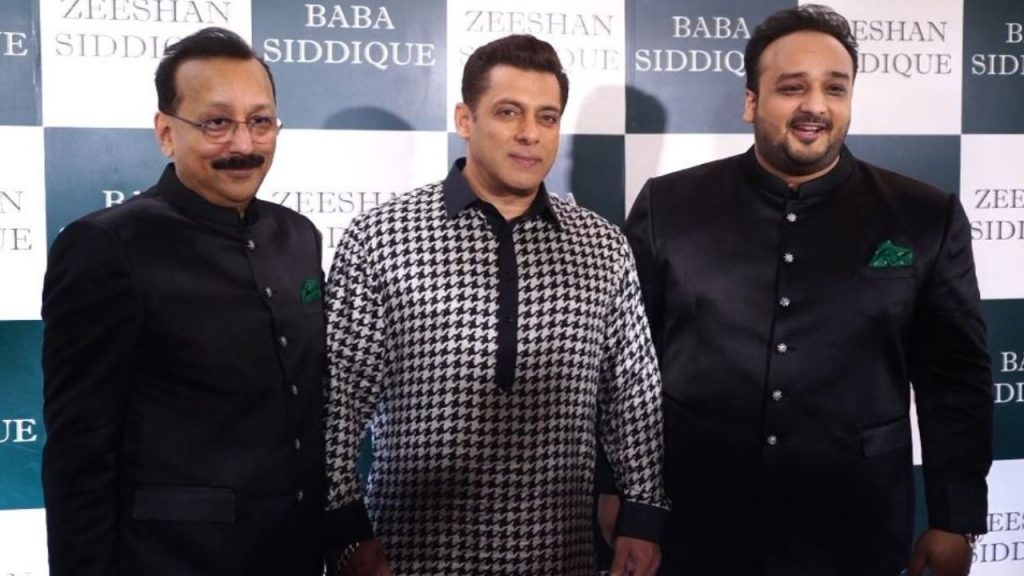 File Photo of Salman Khan With Baba Siddique