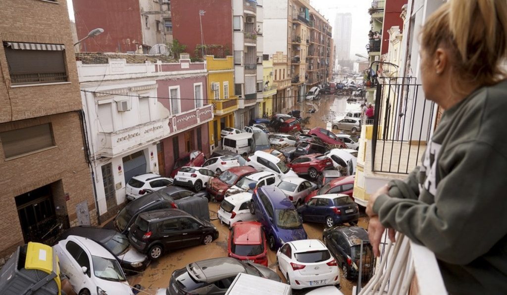 Vehicles After Flash Flood In Spain