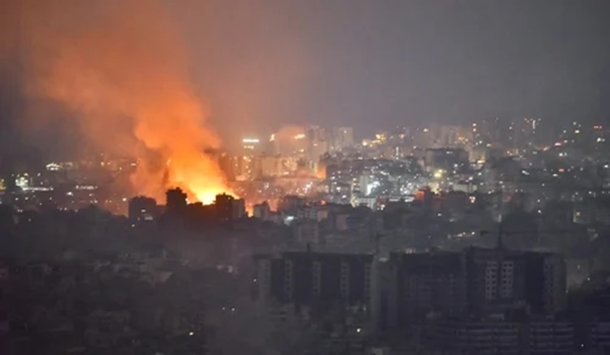 Israel Airstrike Beruit Airport 