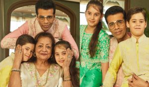 KJo is all set to celebrate Diwali, shares pictures of is twins, mothers dressed up in ethnic wear