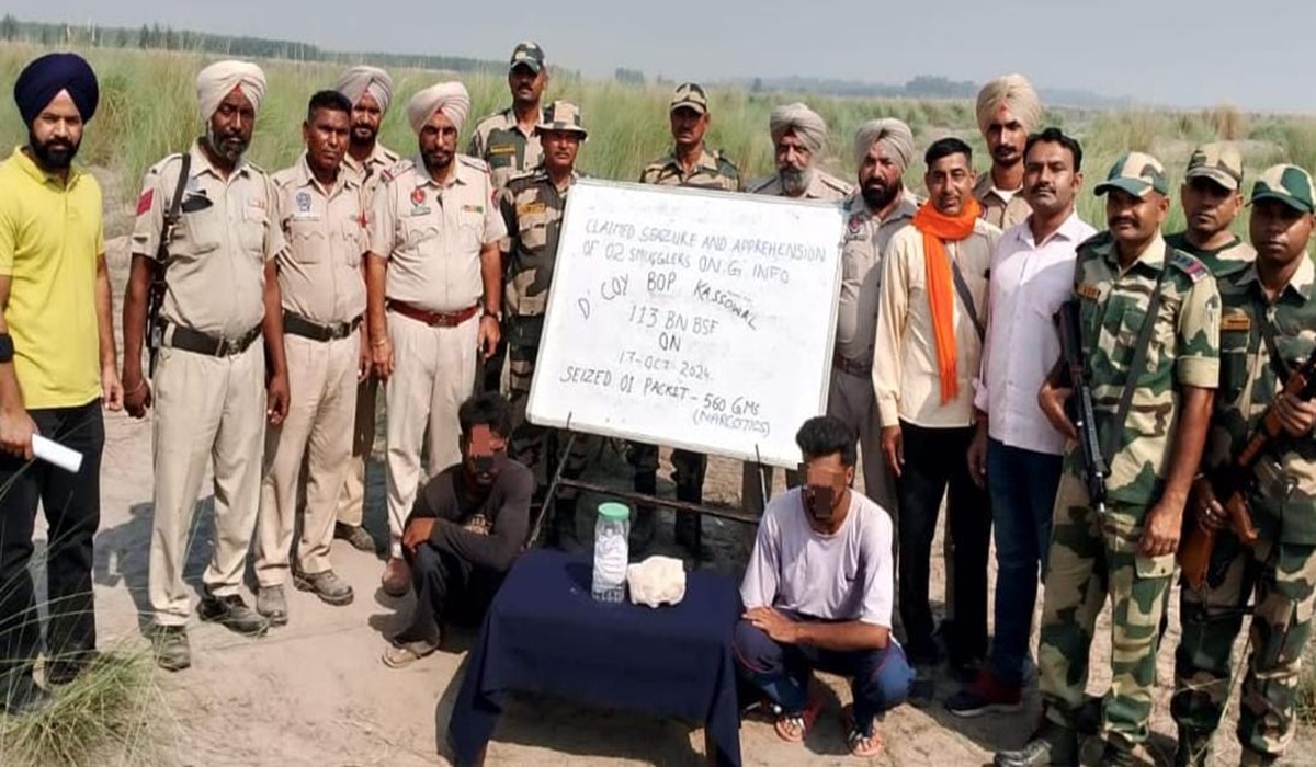 BSF Caught Two Smuggler In Gurdaspur with Heroine 