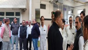 CM Sukhu conducts surprise inspection at IGMC Shimla, New buildings of hospital to be inaugurated