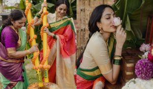 Sobhita Dhulipala starts wedding festivities with Pasupu Danchadam ceremony, See Pics