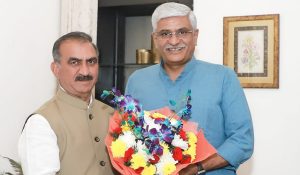 CM Sukhu meets Union Minister Gajendra Singh Shekhawat, calls for support in developing tourist destinations