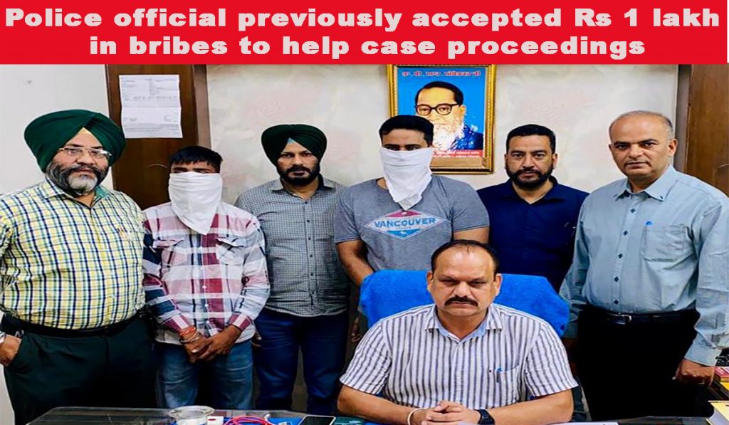 Vigilance Bureau Caught SHO Phagwara With Bribe