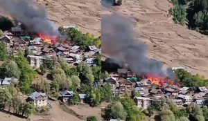 Massive fire breaks out in J&K Village, Three dozen house gutted