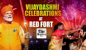 Dussehra festival celebrated with great pomp across the country, PM and President burnt Ravana at Red Fort, Punjab CM Mann burnt the effigy of evils in Amritsar
